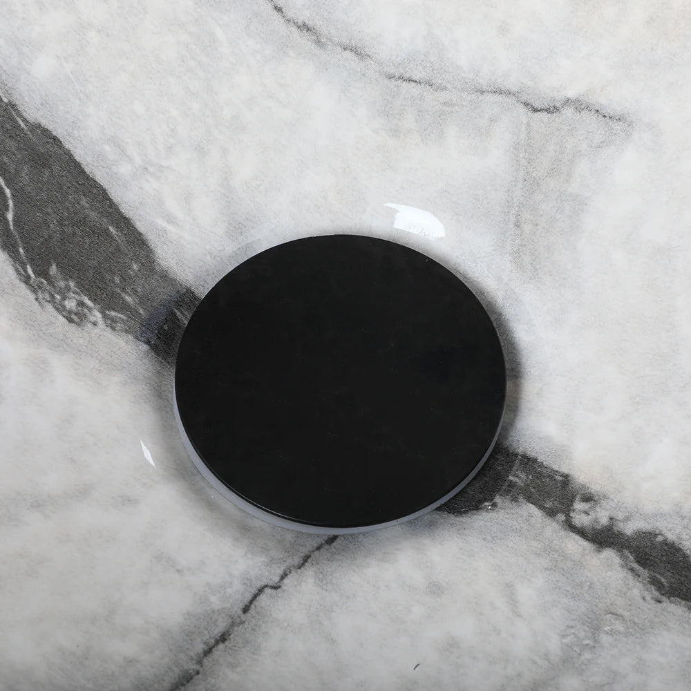 Aurelius Marble-Effect Oval Countertop Basin & Mixer Tap Set