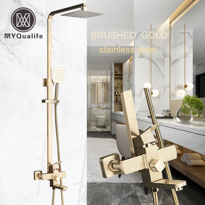 Wall Mount with Rotating Tub Spout