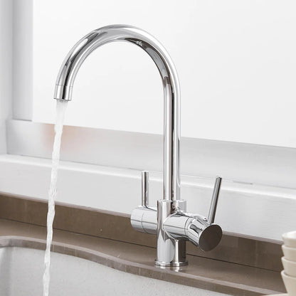 WF-0180 - Dual Handle 3-Way Kitchen Filter Faucet