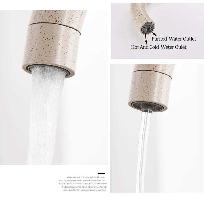 WF-0180 - Dual Handle 3-Way Kitchen Filter Faucet