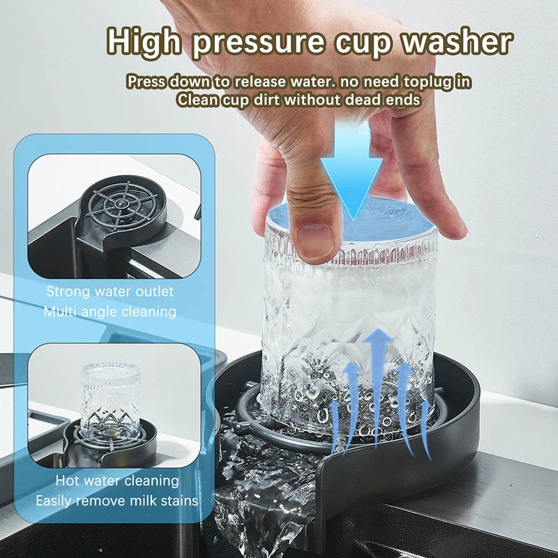 304 Stainless Steel Rainfall Kitchen Sink