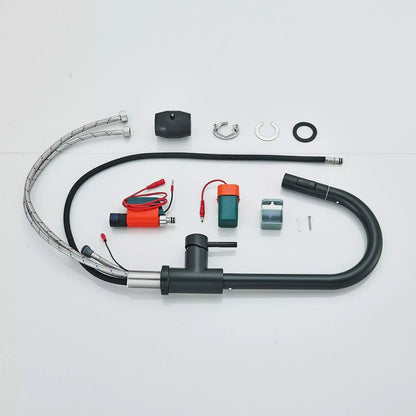 Smart Sensor Pull-Out Kitchen Faucet with Dual Sprayer