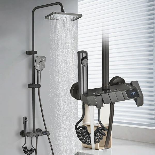 Rozin Piano Series - Smart Digital Rainfall Shower System