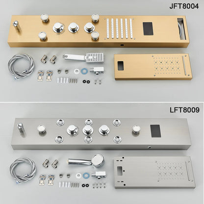 LED Shower Panel - Luxury Rainfall Column with Hand Shower
