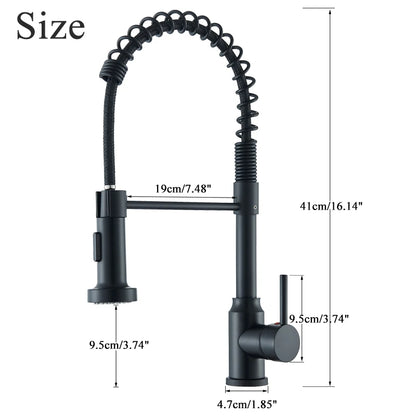 Pull Down Kitchen Faucet with 360° Swivel