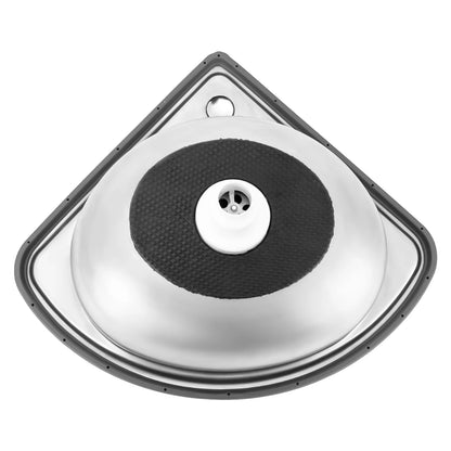 Apex Corner Hand Wash Sink - Stainless Steel Wall-Mounted Basin