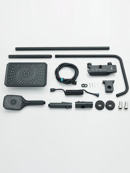 Piano 4-Way Luxury Shower System - Rain Shower & Bidet Faucet Kit