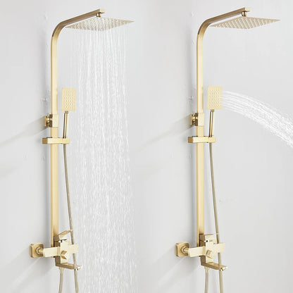 3-in-1 Rain Shower System with Handheld & Tub Spout