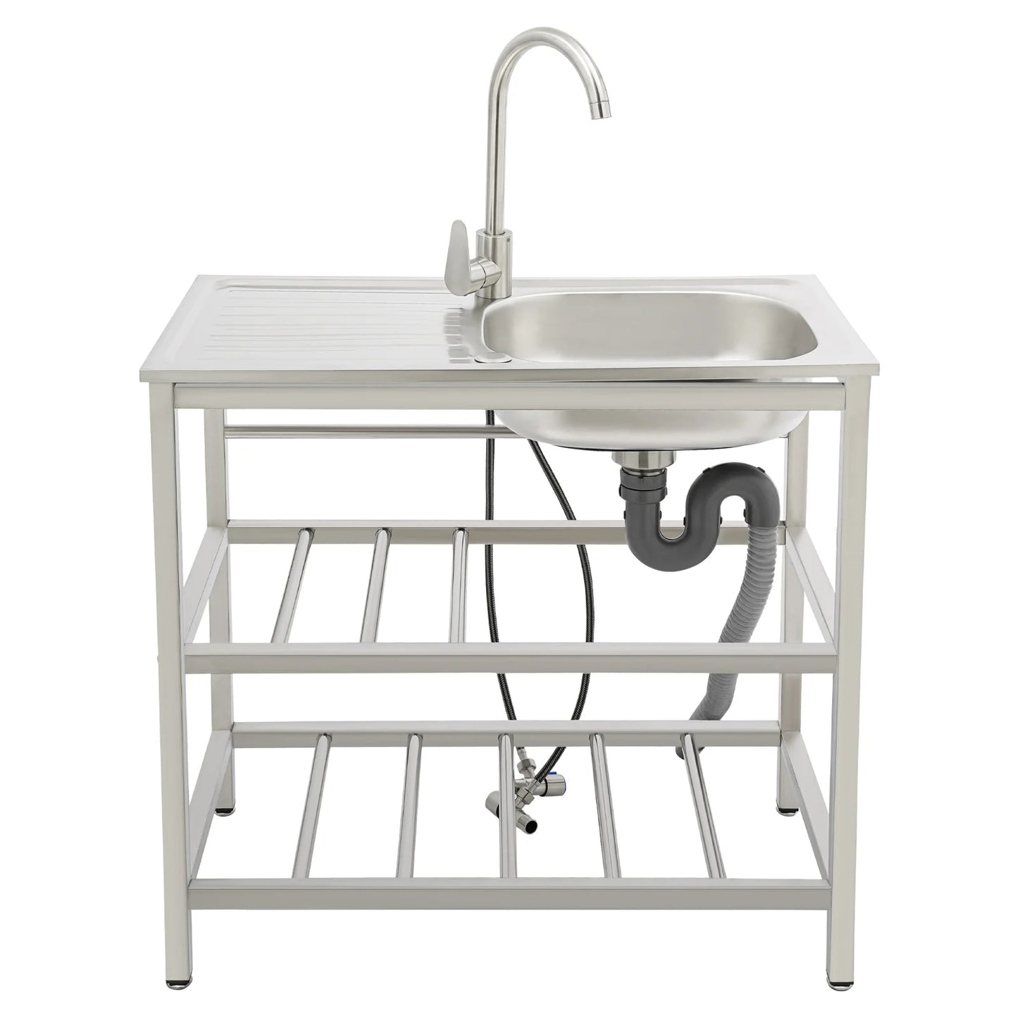 Stainless Steel Freestanding Outdoor Kitchen Sink