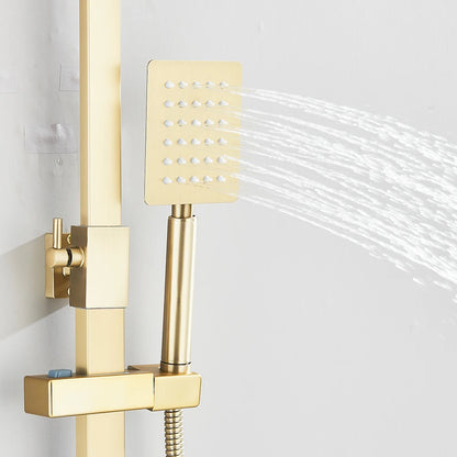 3-in-1 Rain Shower System with Handheld & Tub Spout